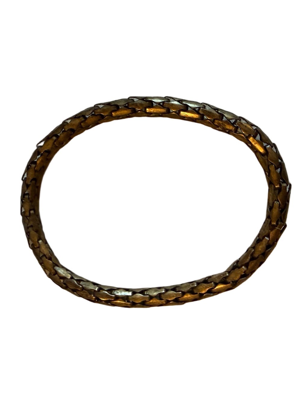 Women's Jewelry Bracelet Antique Gold Woven Metallic